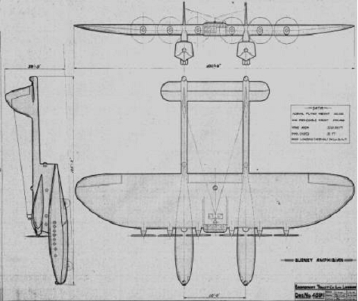 Burney Amphibious Flying Aircraft Carrier